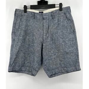 J.Crew Men's Linen Chino Shorts Size 32 Coastal Preppy